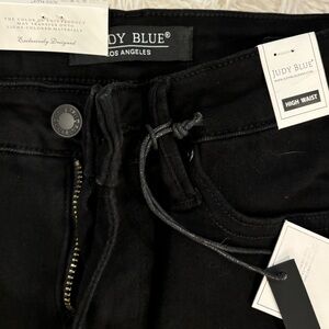 Judy Blue high waist skinny fit black jeans-3/26